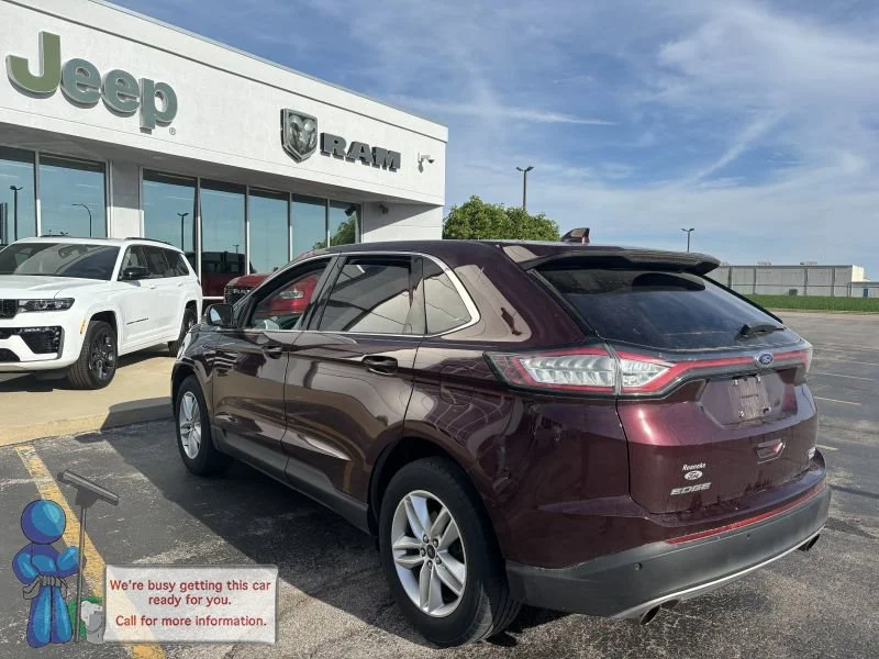 Used 2017 Burgundy Ford SEL image 3