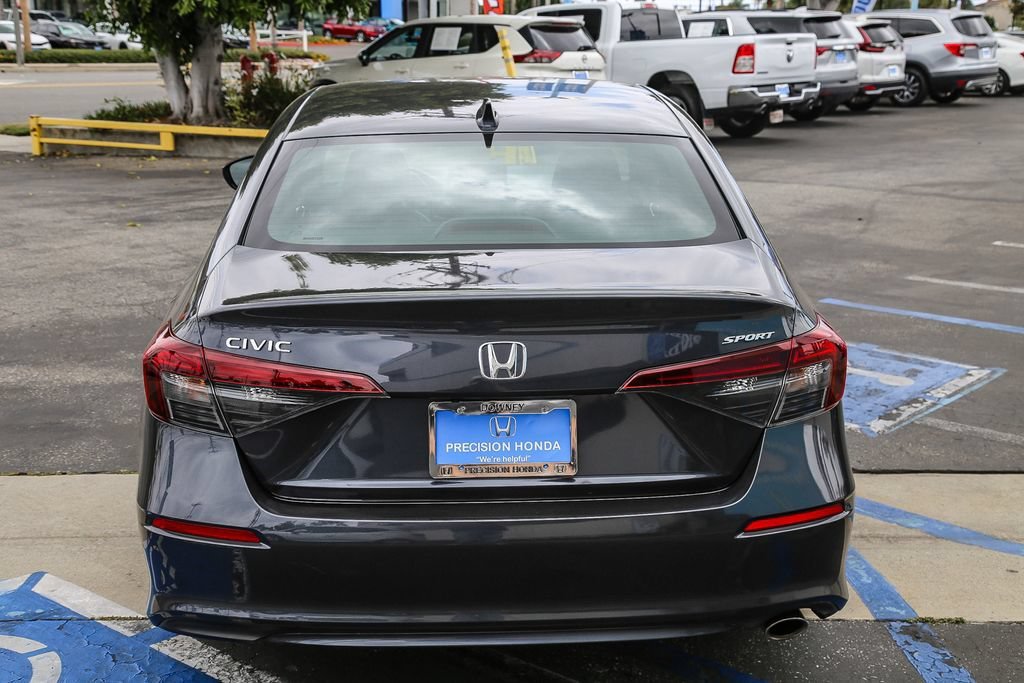 Certified Used 2025 Meteorite Gray Metallic Honda 4D SPORT image 33