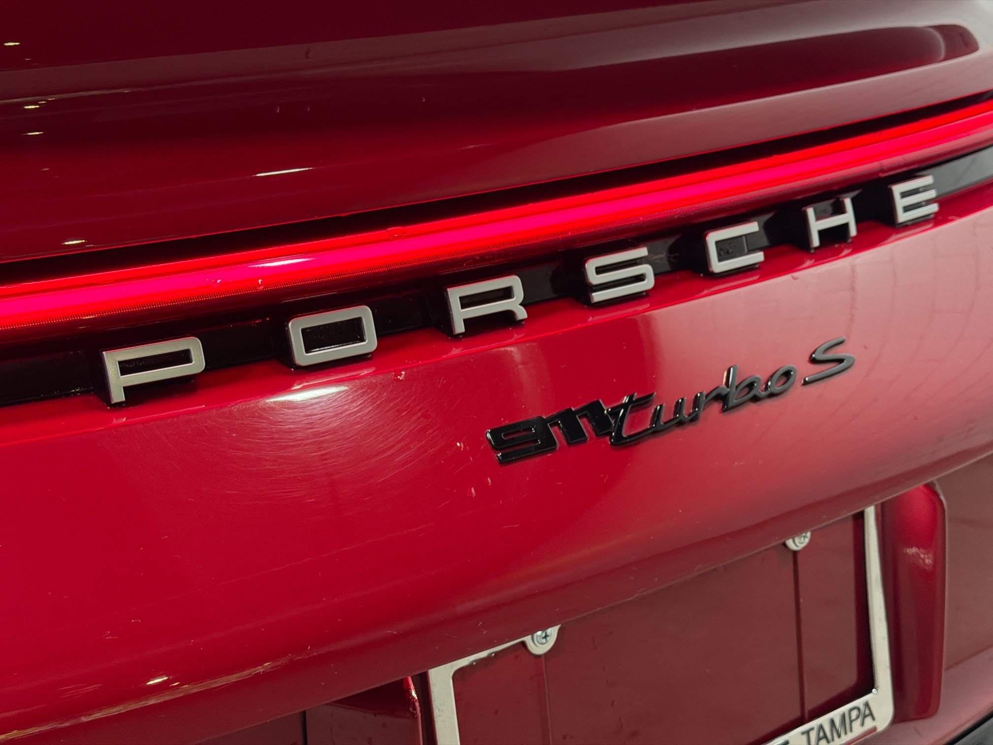 New 2025 Carmine Red Porsche Turbo S image 12