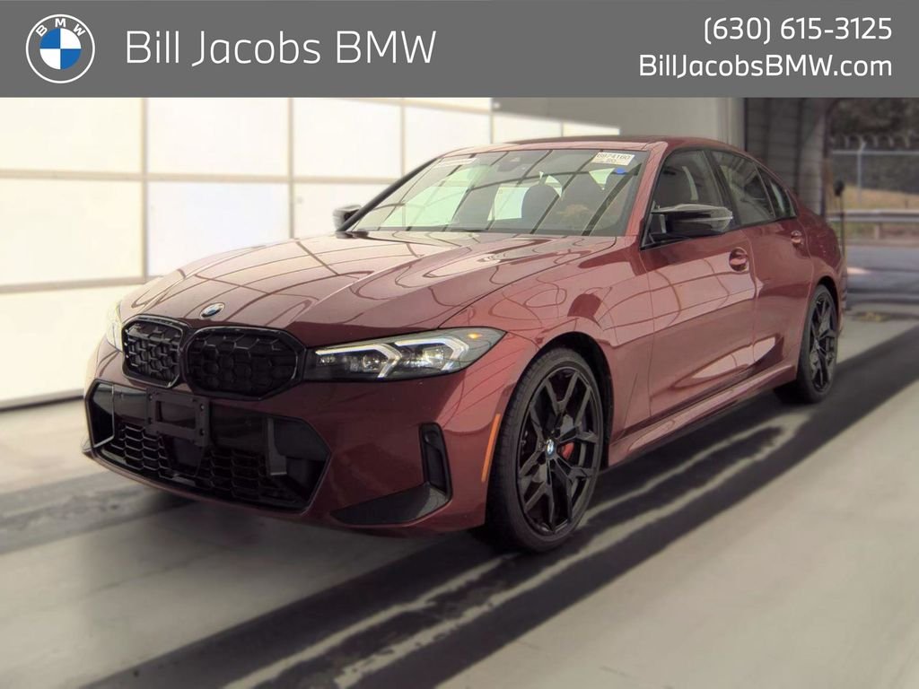 Certified Used 2025 Vegas Red Metallic BMW M340i xDrive image 1