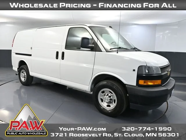 Used 2019 White Chevrolet Work Van image 1