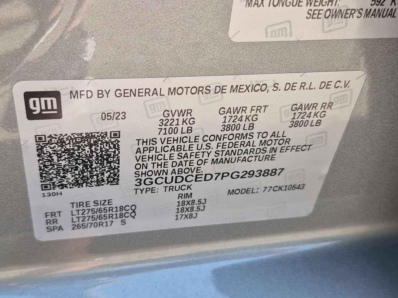 Used 2023 Sterling Gray Metallic Chevrolet Custom Trail Boss image 33