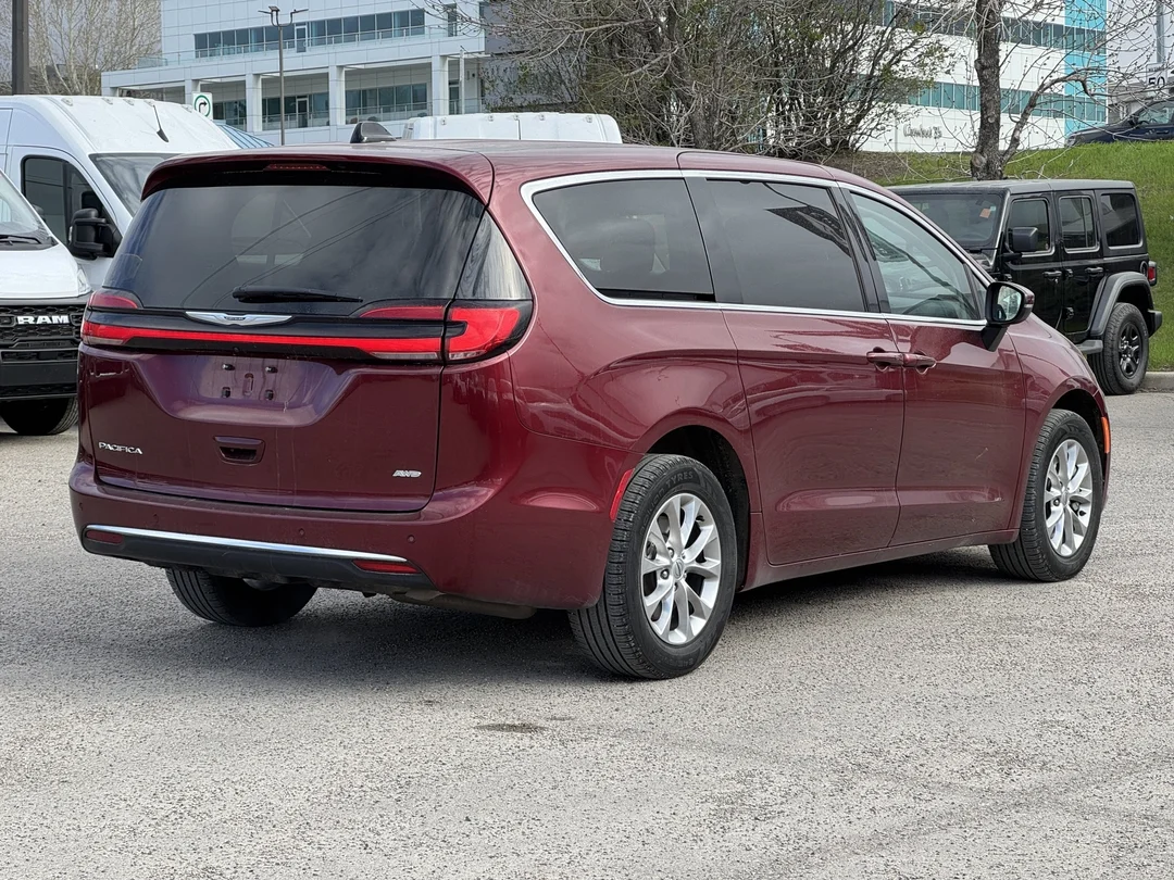 Certified Used 2023 Red Chrysler Touring L - - AWD - Stow n Go Seating - Power Doors & Liftgate - 10.1 Uconnect 5 & More! image 8