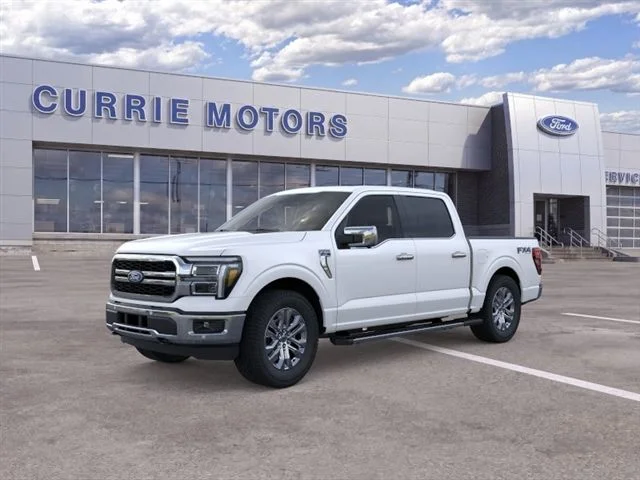 New 2026 Star White Metallic Tri-Coat Ford Lariat image 1