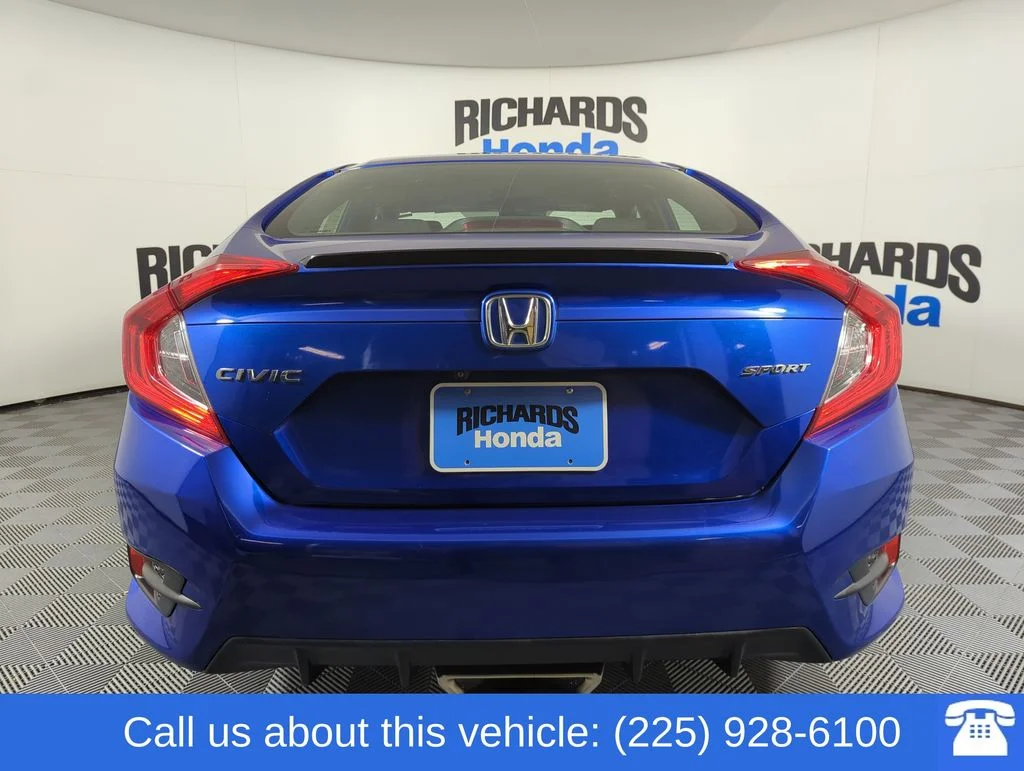 Certified Used 2020 Aegean Blue Metallic Honda Sport image 5