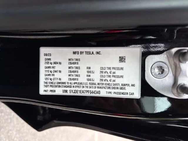 Used 2023 Solid Black Tesla Base image 20