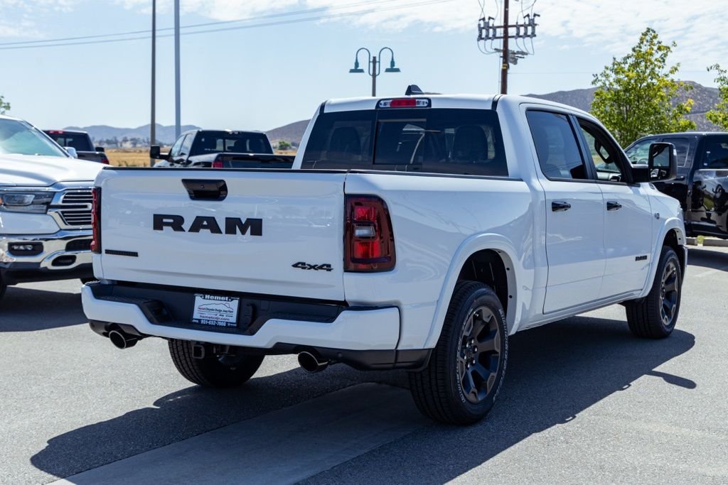 New 2026 Bright White Clear-Coat Exterior Paint RAM Big Horn Night Edition image 3