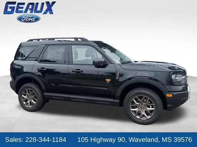 New 2026 Shadow Black Ford Badlands® image 1