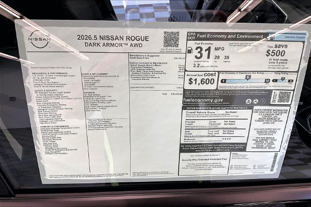 New 2026 Super Black Nissan Dark Armor image 37