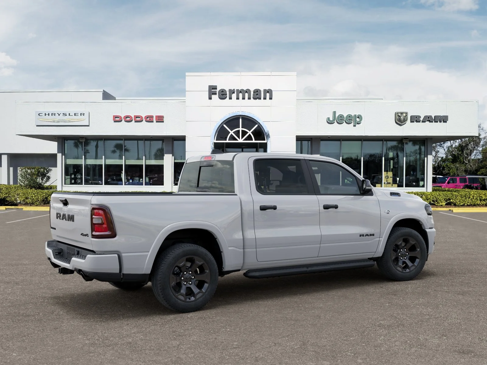 New 2026 Bright White Clear-Coat Exterior Paint RAM Big Horn/Lone Star image 34