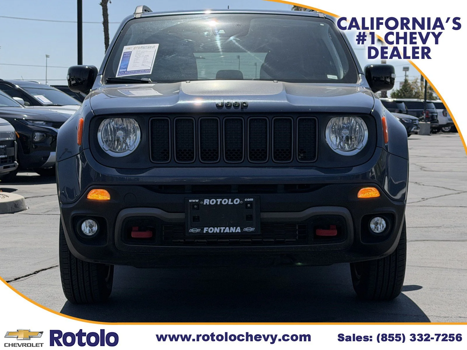 Used 2023 Slate Blue Pearlcoat Jeep Trailhawk image 2