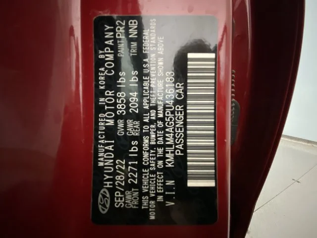 Used 2023 Red Hyundai SEL image 26