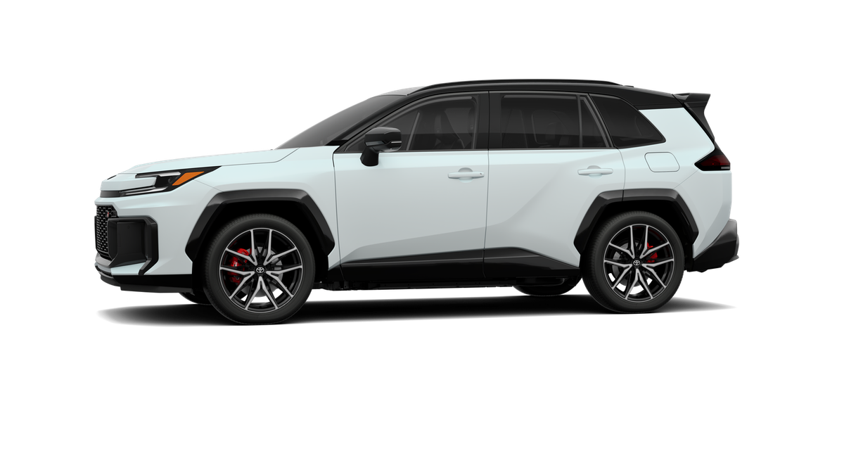 New 2026 Wind Chill Pearl with Midnight Black Metallic roof Toyota GR SPORT image 3