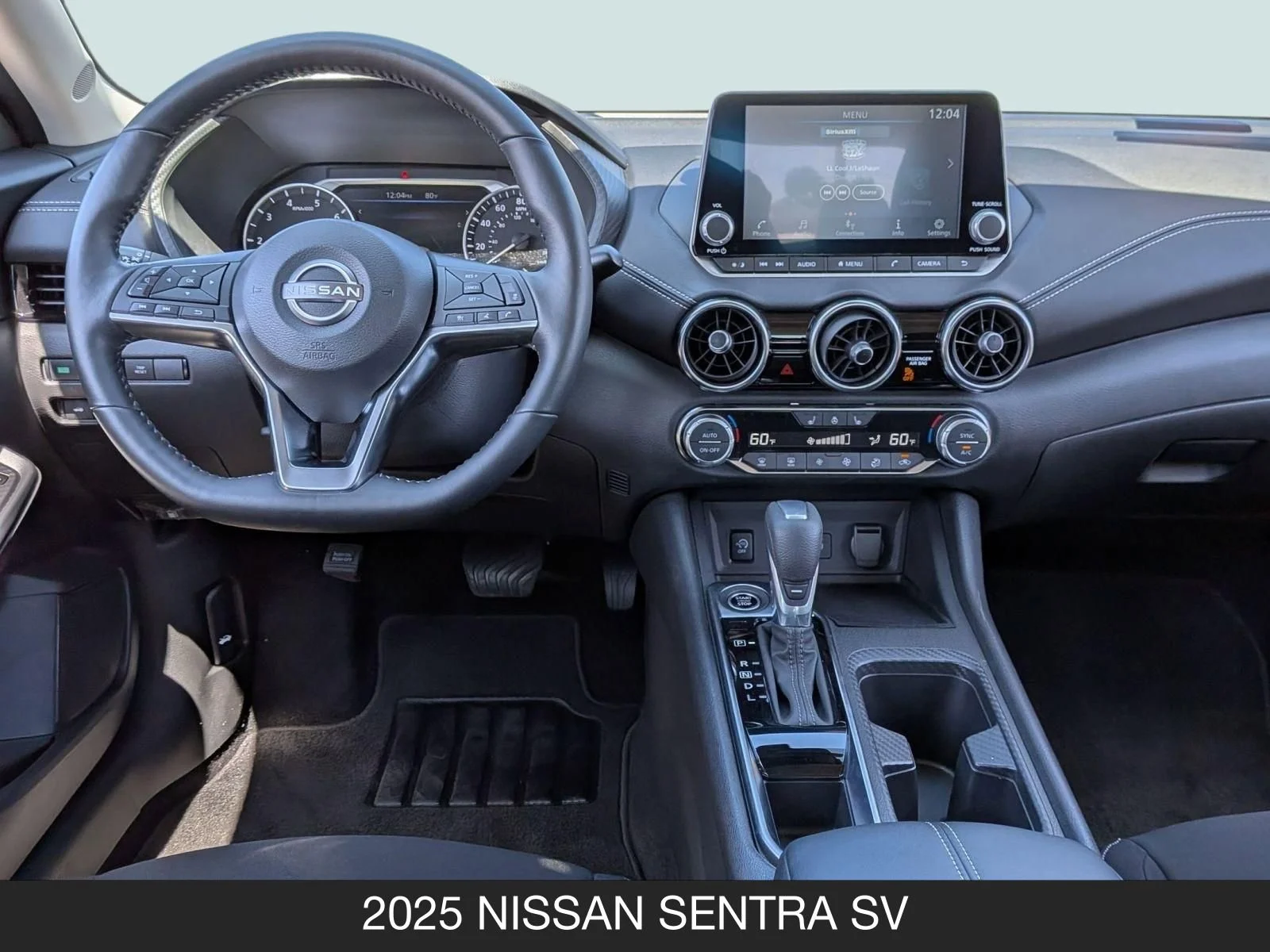 Used 2025 Atlantic Gray Metallic Nissan SV image 13