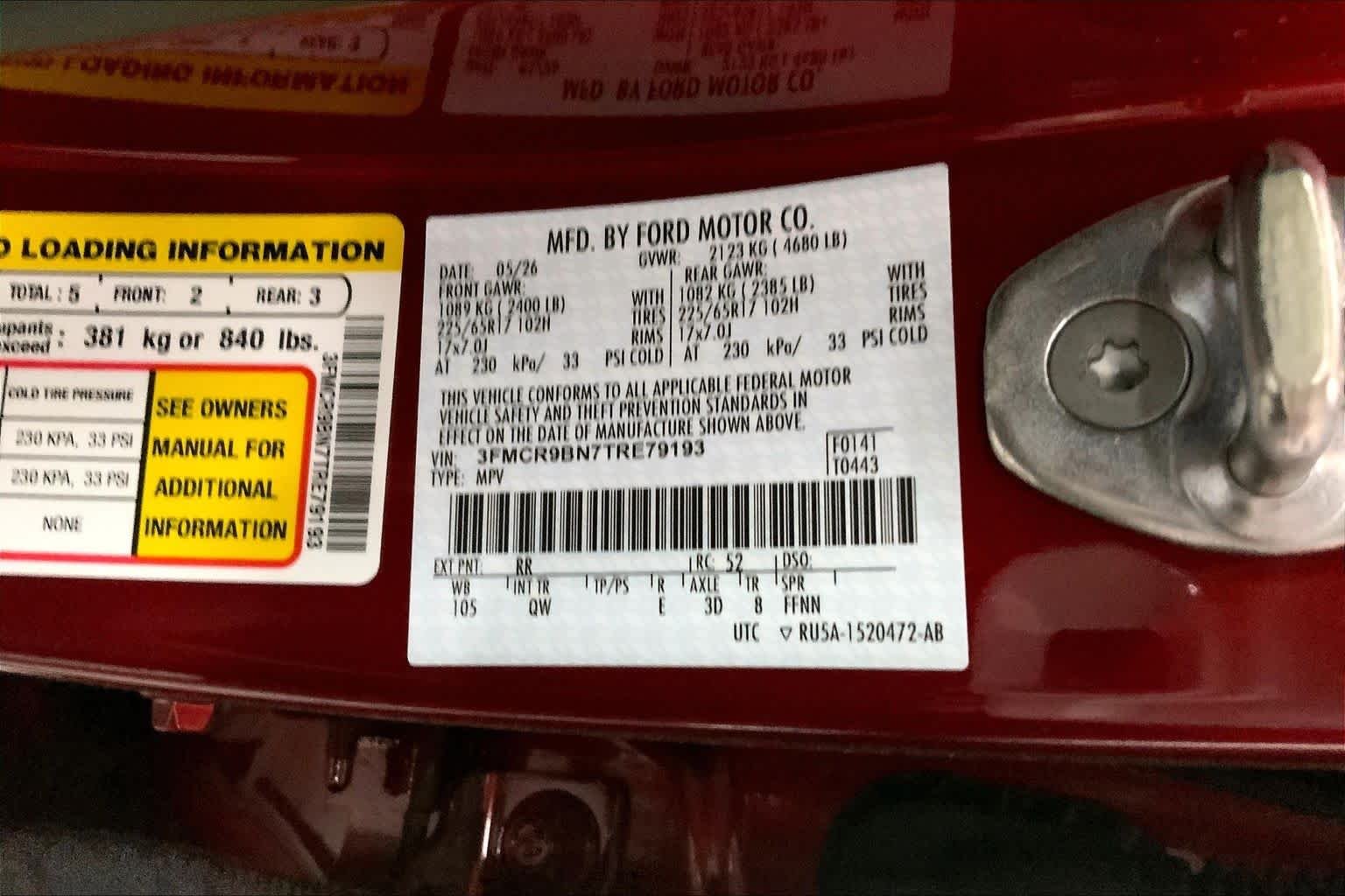 New 2026 Ruby Red Metallic Tinted Clearcoat Ford Big Bend® image 20