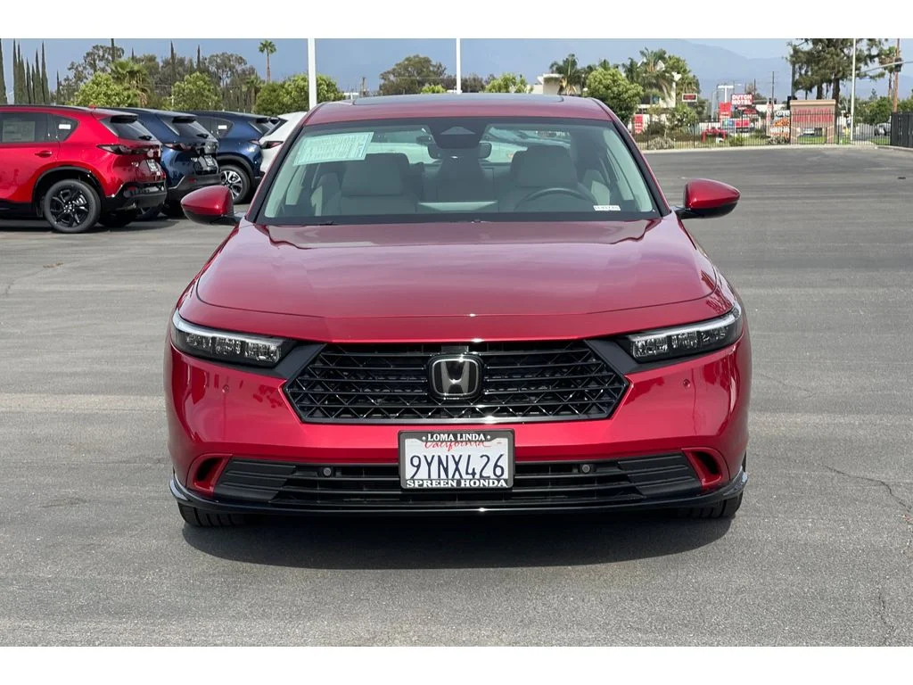 Certified Used 2026 Radiant Red Metallic Honda EX-L Hybrid image 9