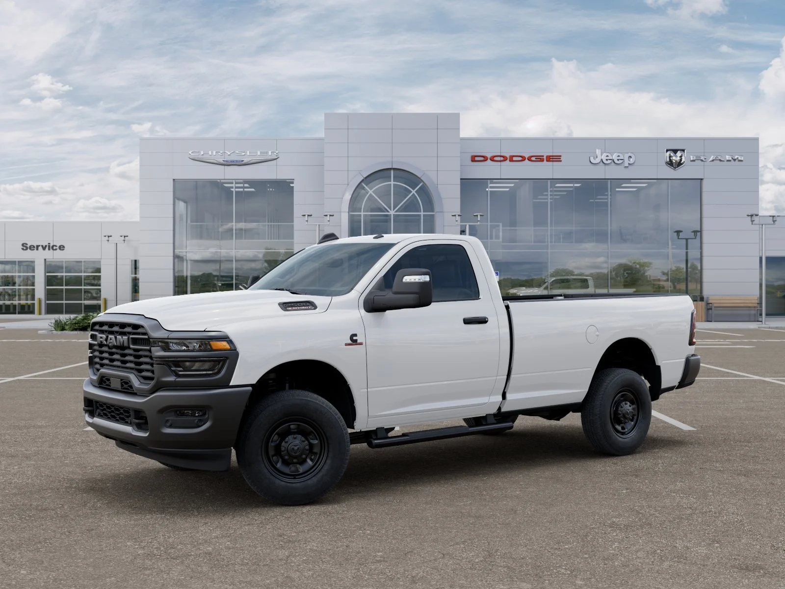 New 2026 Bright White Clear-Coat Exterior Paint RAM Tradesman image 11