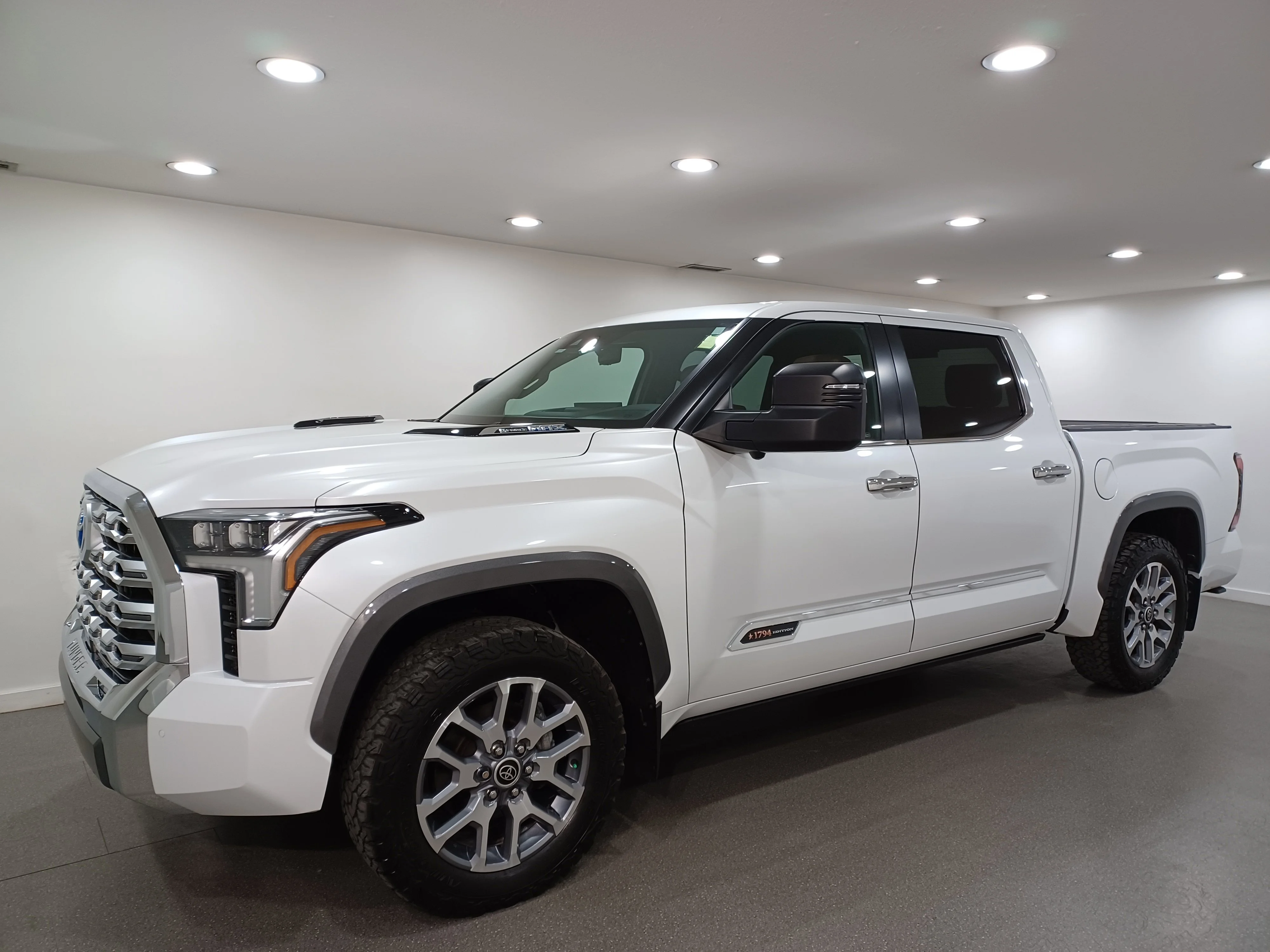 Certified Used 2024 Wind Chill Pearl Toyota 1794 Edition*i-FORCE MAX | 360° Cam | Cooled Leather | Pano Roof | Htd Wheel | Tow Pkg | JBL® image 2