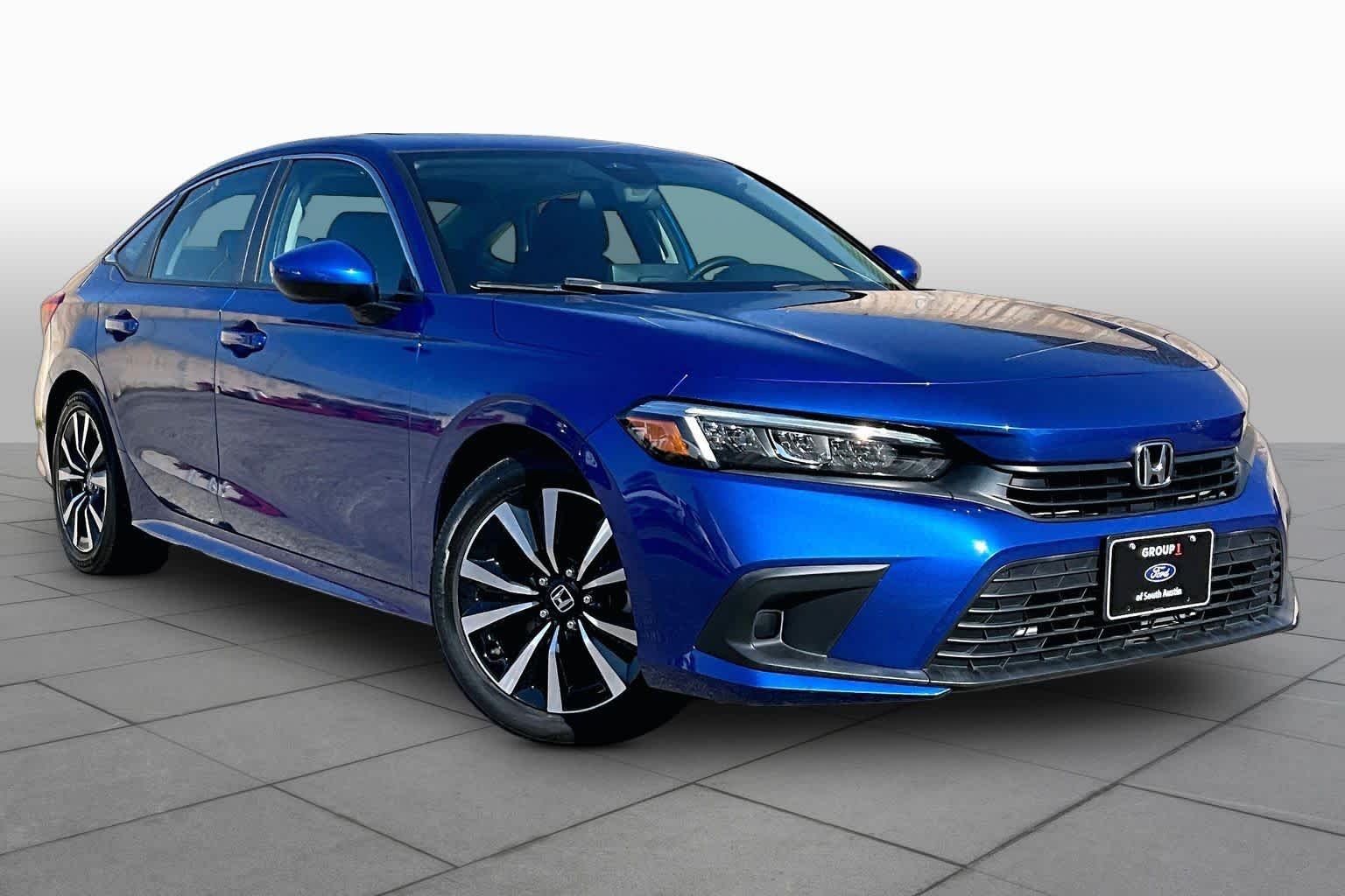 Certified Used 2022 Aegean Blue Metallic Honda EX image 4