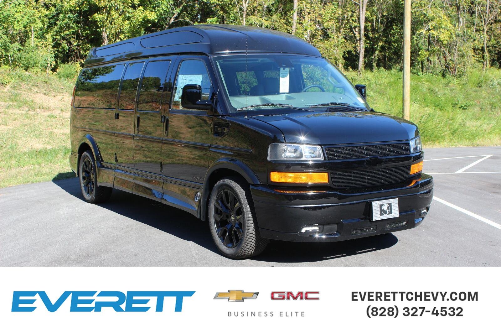 Black 2026 Chevrolet Express Cargo Van Rear-Wheel Drive