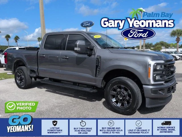 Certified Used 2023 Gray Metallic Ford Lariat image 1