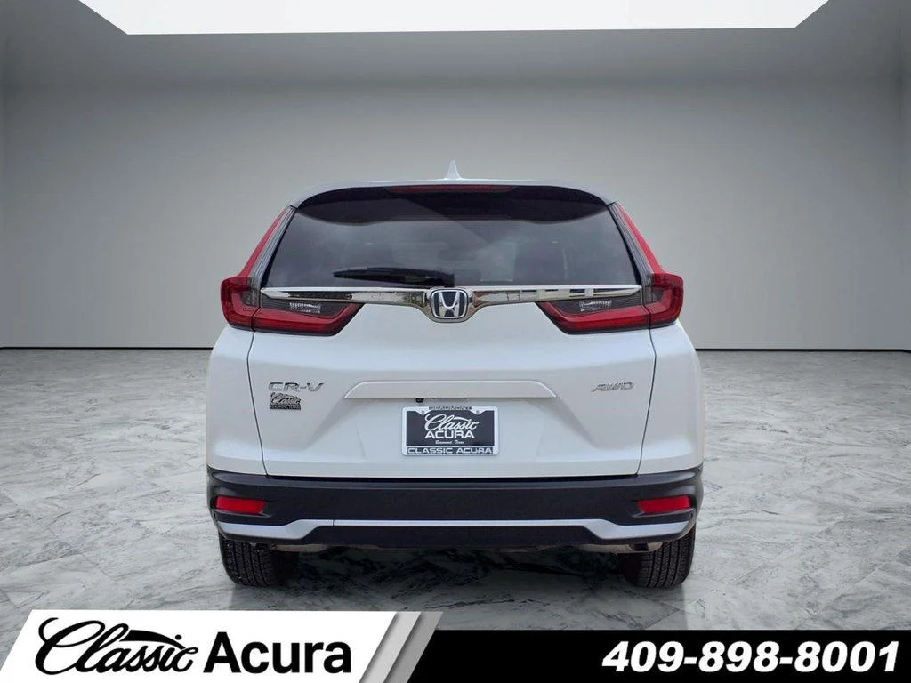 Used 2022 Platinum White Pearl Honda AWD EX image 4