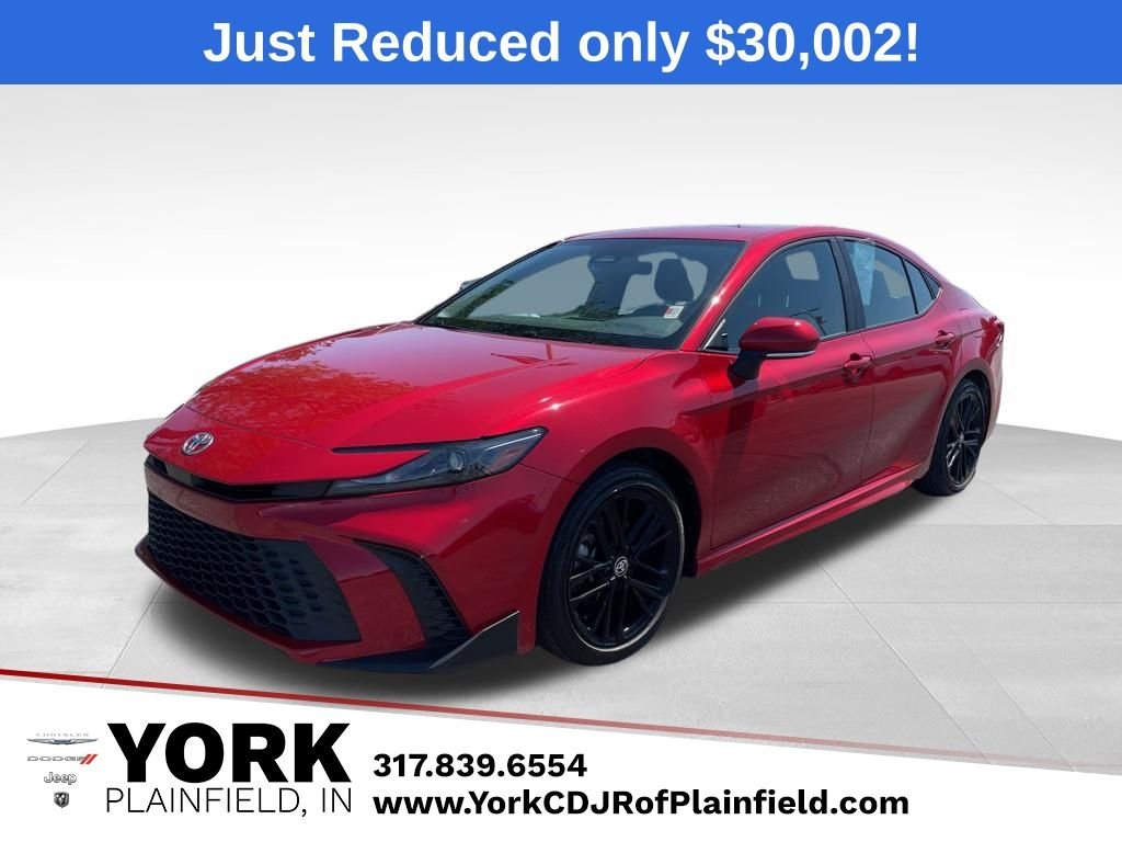 Used 2025 Red Toyota SE image 1