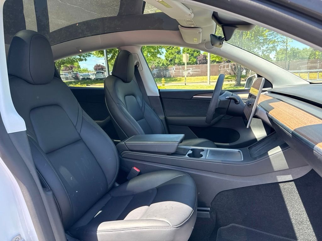 Used 2024 Pearl White Multi-Coat Tesla Long Range image 21