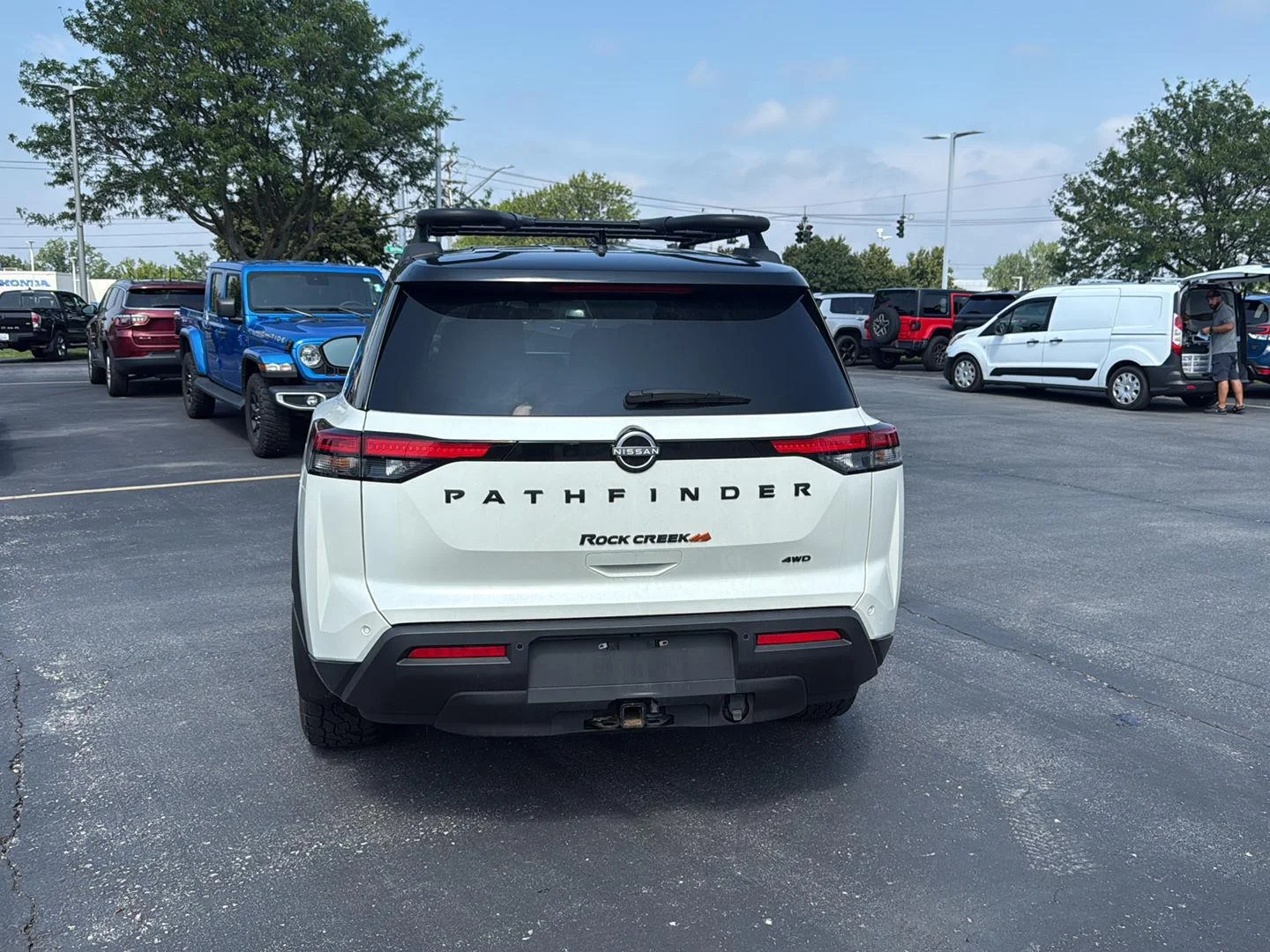 Used 2024 Pearl White Tricoat/Super Black Nissan Rock Creek image 6