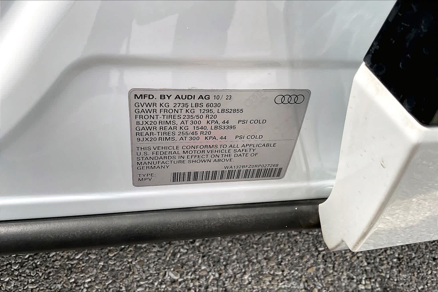 Used 2024 Glacier White Metallic Audi Premium Plus image 34