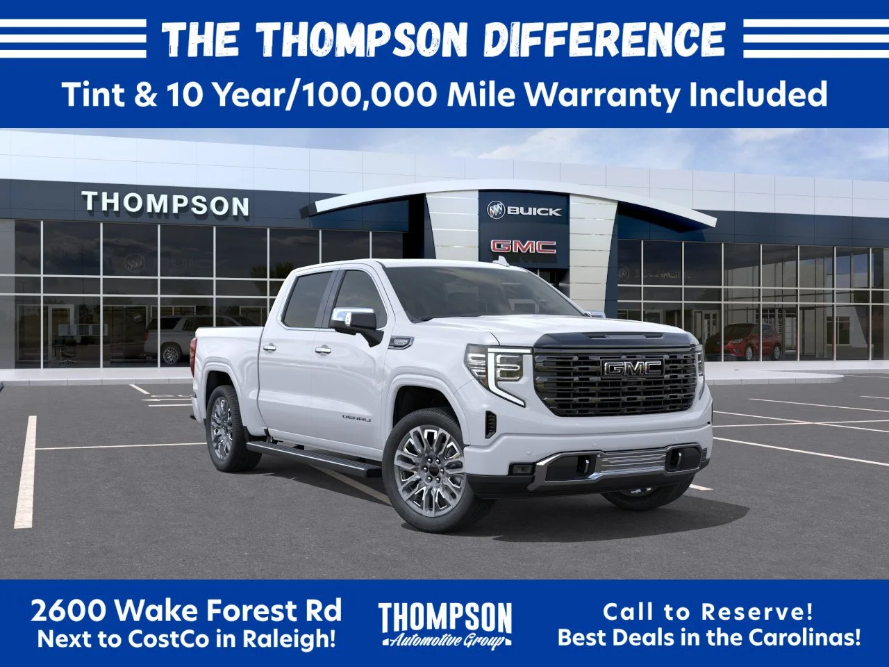 New 2026 Glacier White Tricoat GMC Denali Ultimate image 1