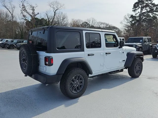 New 2026 Bright White Clear-Coat Exterior Paint Jeep Sport S image 9