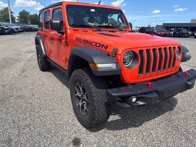 Used 2018 Orange Jeep Unlimited Rubicon image 13