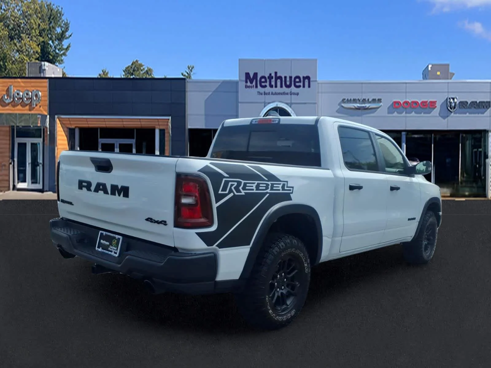 Used 2026 Bright White Clearcoat Ram Rebel image 3