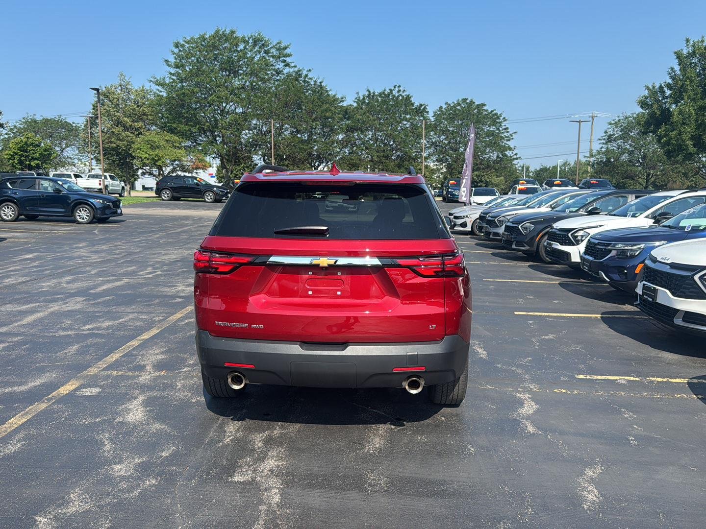 Used 2023 Radiant Red Tintcoat Chevrolet LT Cloth image 8