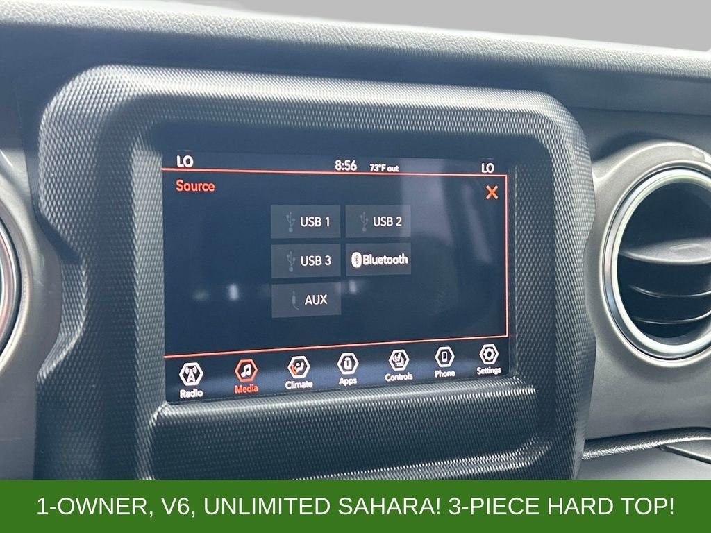 Used 2018 White Jeep Unlimited Sahara image 28