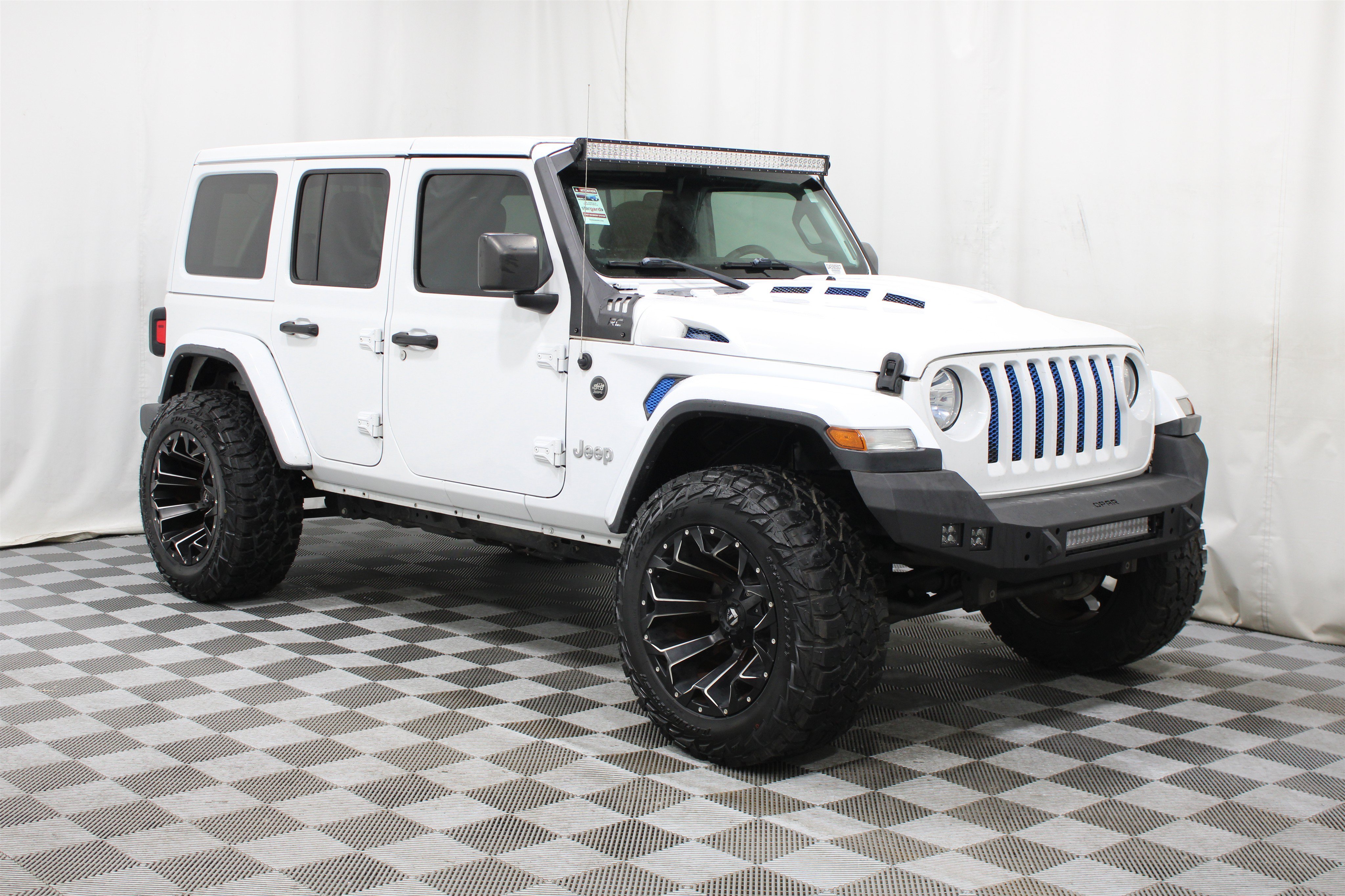 Used 2018 Bright White Clearcoat Jeep Sport S 4x4 image 1