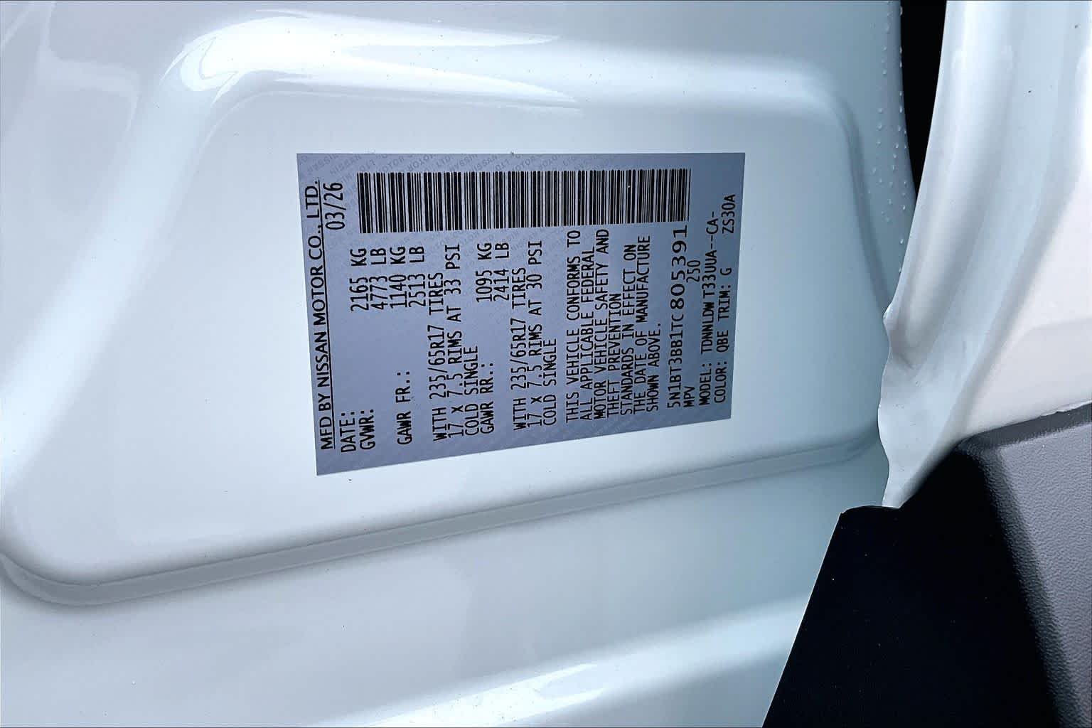 New 2026 Everest White Pearl TriCoat Nissan Rock Creek image 14