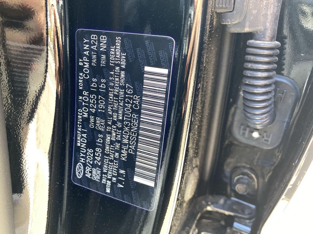 New 2026 Abyss Black Hyundai Sedan image 32