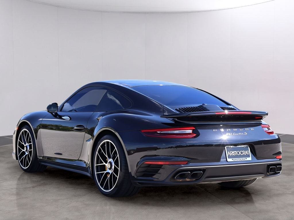 Used 2019 Jet Black Metallic Porsche Turbo S image 3