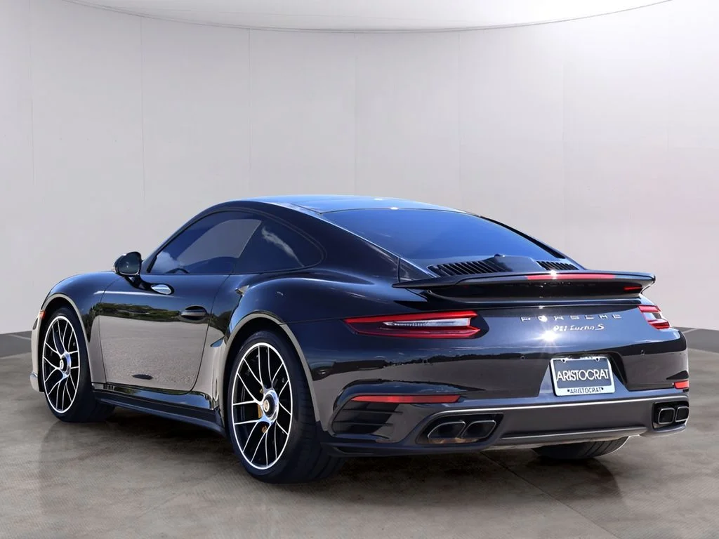 Used 2019 Jet Black Metallic Porsche Turbo S image 3