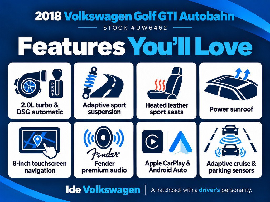 Used 2018 Dark Iron Blue Metallic Volkswagen Autobahn image 7