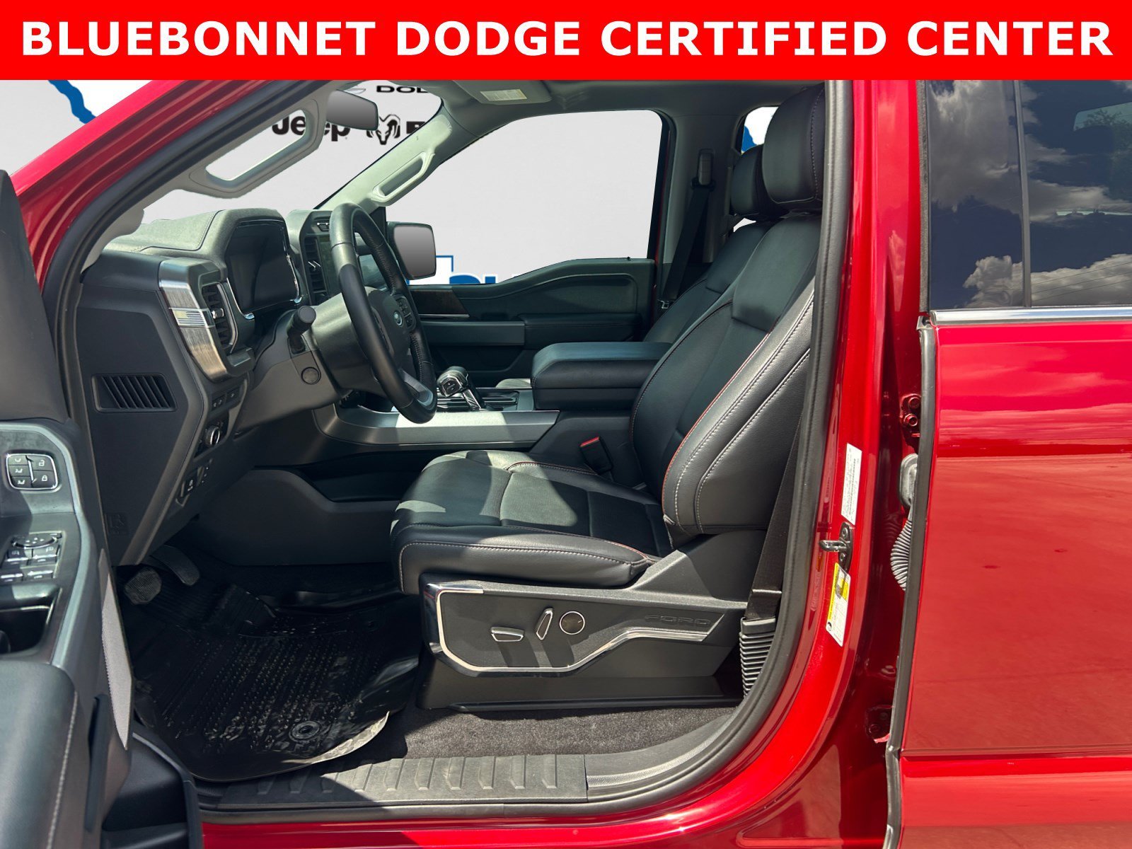 Used 2023 Rapid Red Metallic Tinted Clearcoat Ford LARIAT image 11