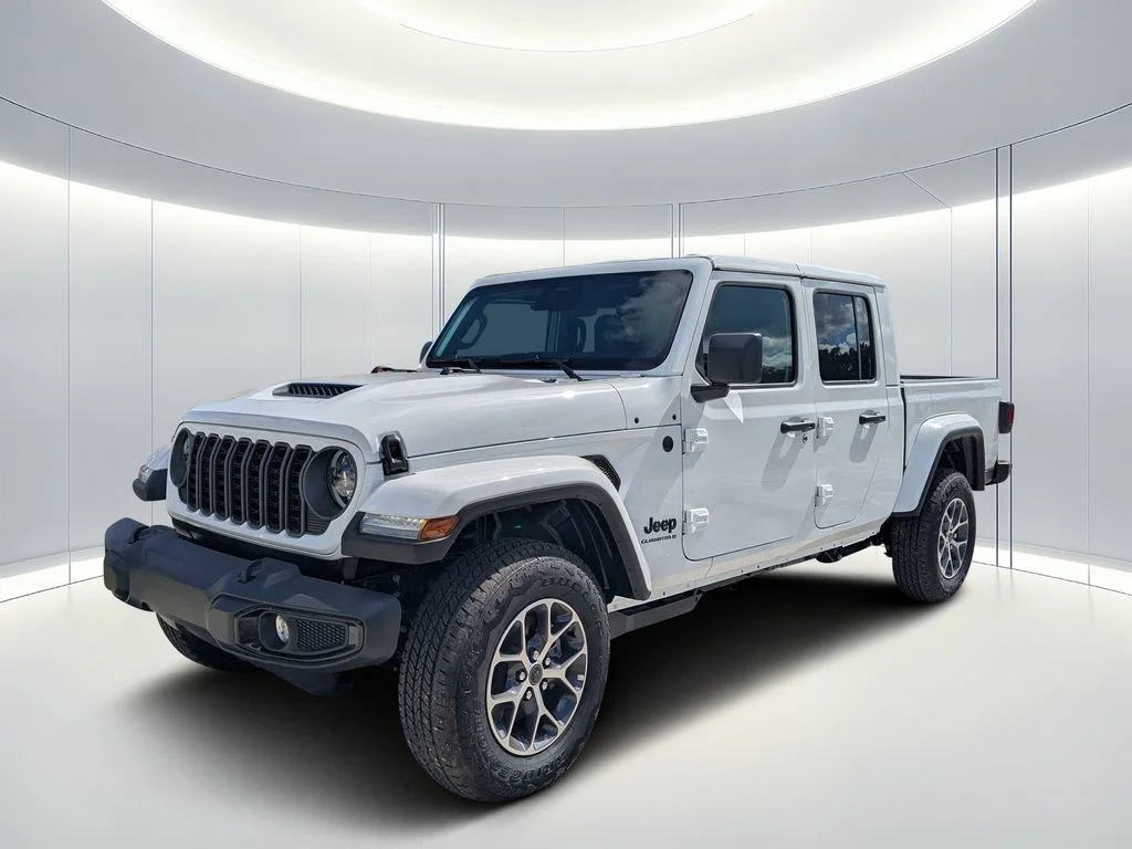 New 2026 Bright White Clear-Coat Exterior Paint Jeep Sport S image 8