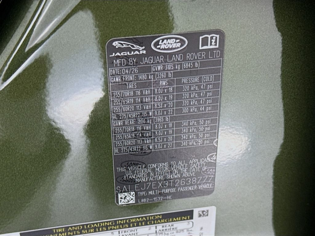 New 2026 Woolstone Green Land Rover S image 34