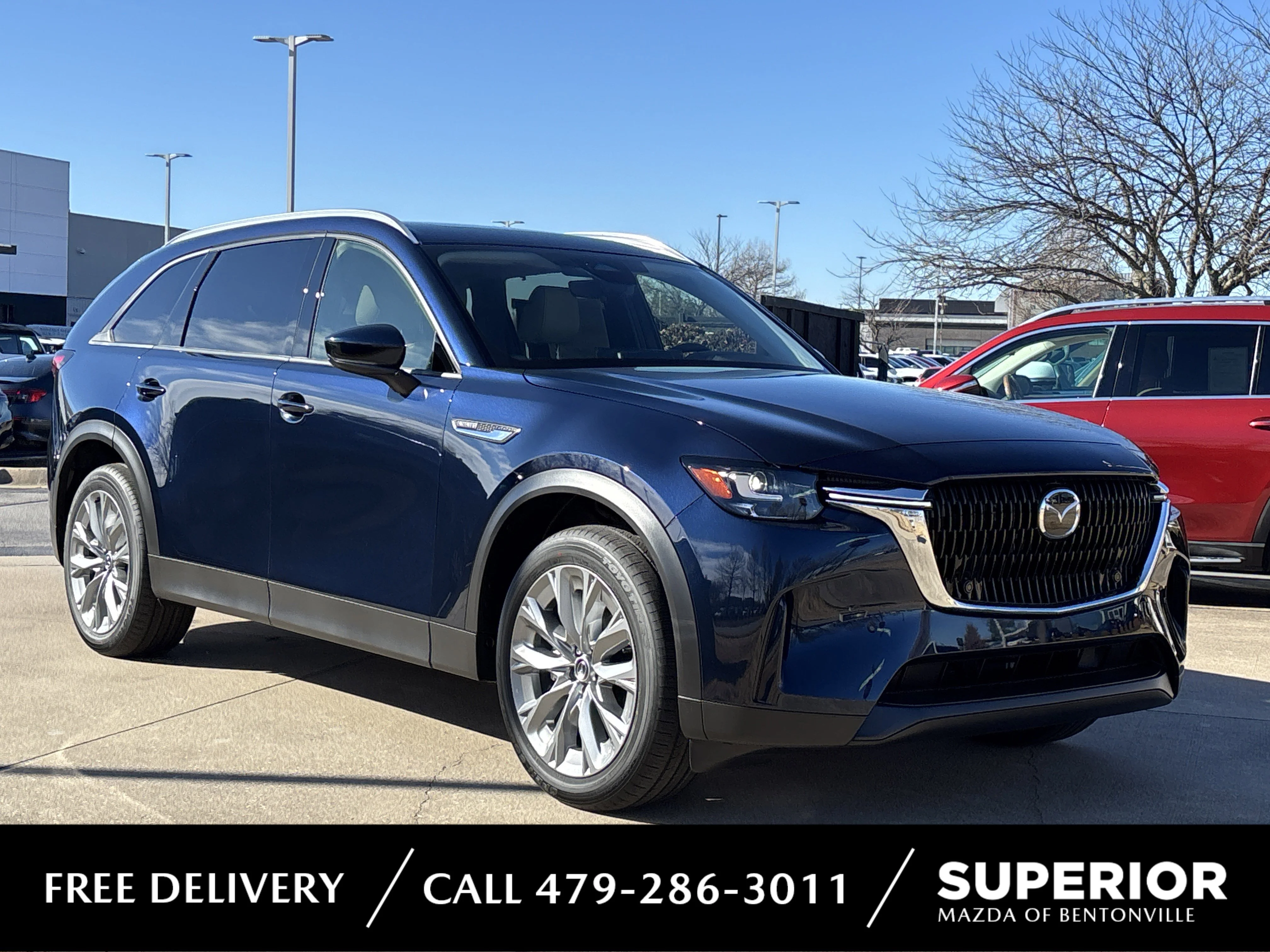 BLUE New 2026 Mazda CX-90 3.3 Turbo Preferred AWD SUV in Bentonville