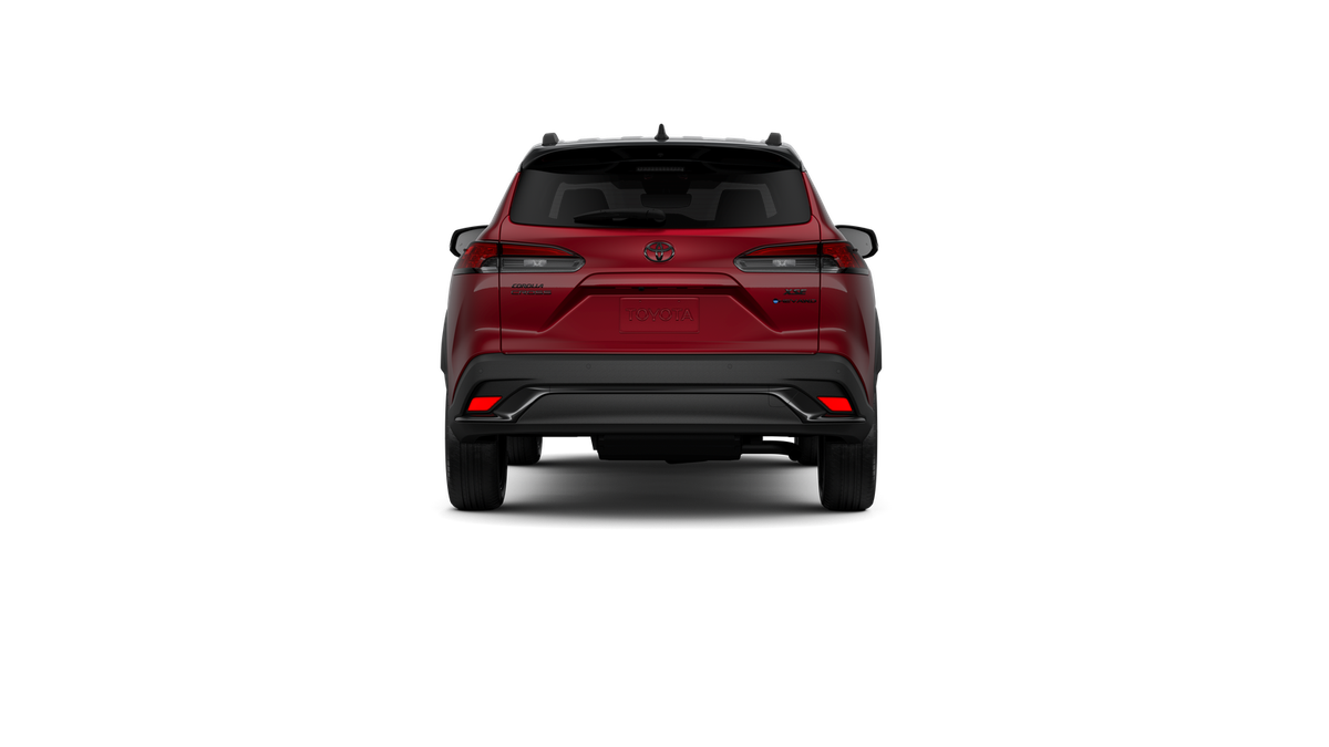 New 2026 Soul Red Crystal  with Jet Black roof Toyota Hybrid XSE image 8