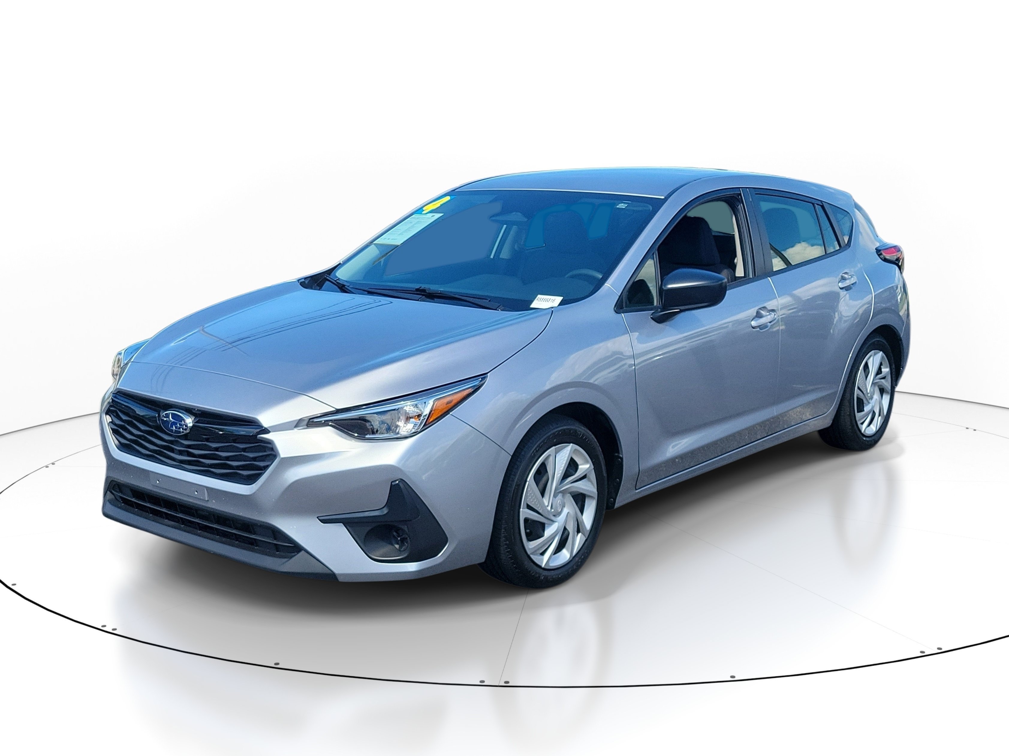 Used 2024 Ice Silver Metallic Subaru Hatchback image 2