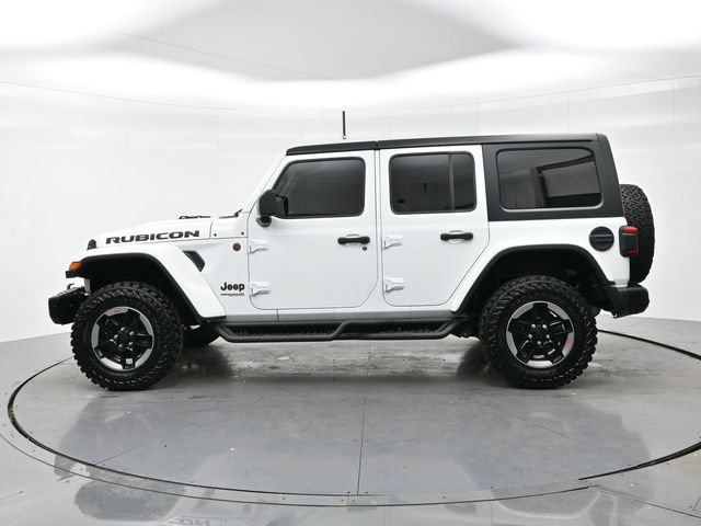 Used 2018 Bright White Clearcoat Jeep Rubicon image 4