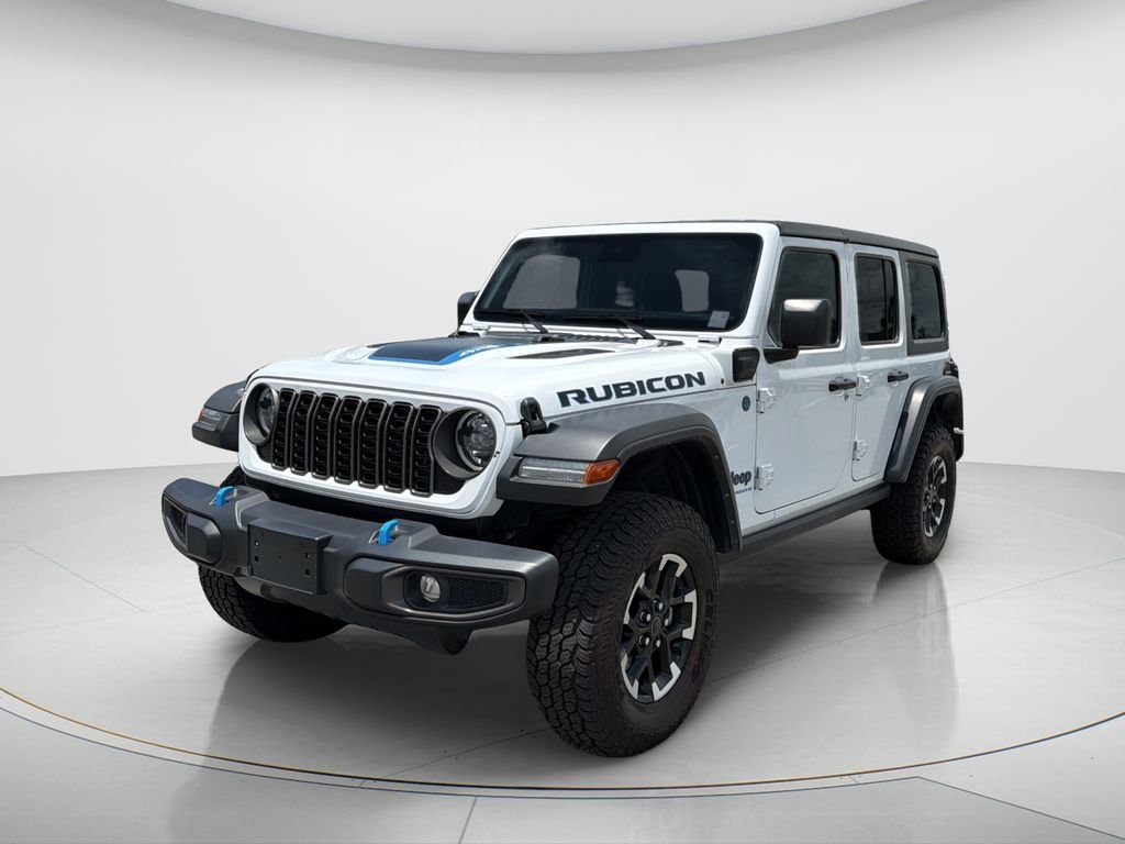 Used 2024 White Jeep Rubicon 4xe image 1